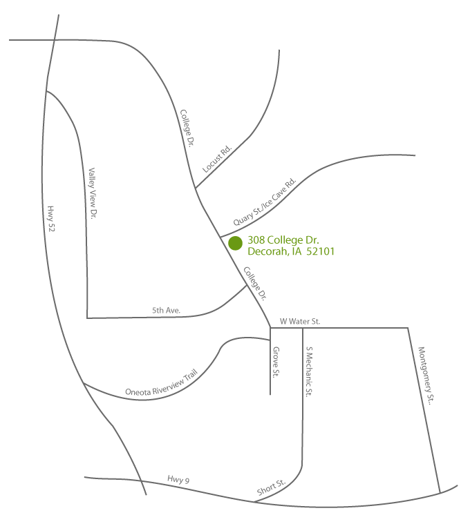close up map